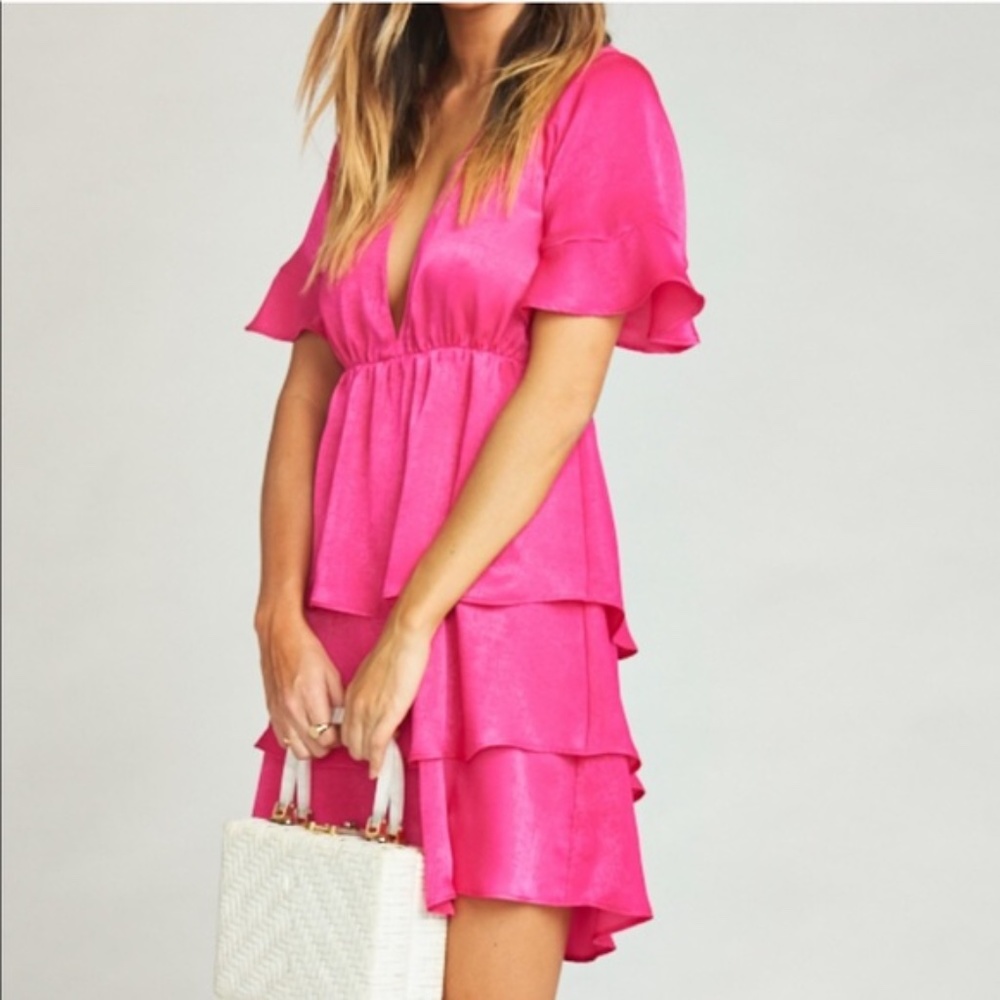 Show Me Your Mumu Dulce Tiered Mini Dress